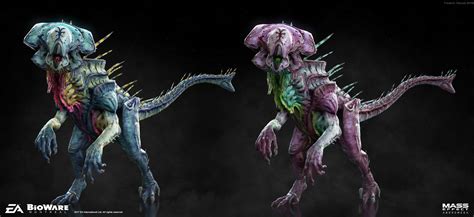 Artstation Mass Effect Andromeda Ambient Creature In Game Frederic