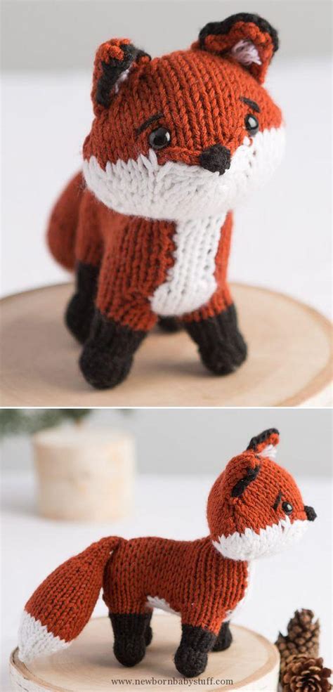 Make fox & bunny knitted animal toys your cuddle buddies. Baby Knitting Patterns Free Knitting Pattern and Class for ...