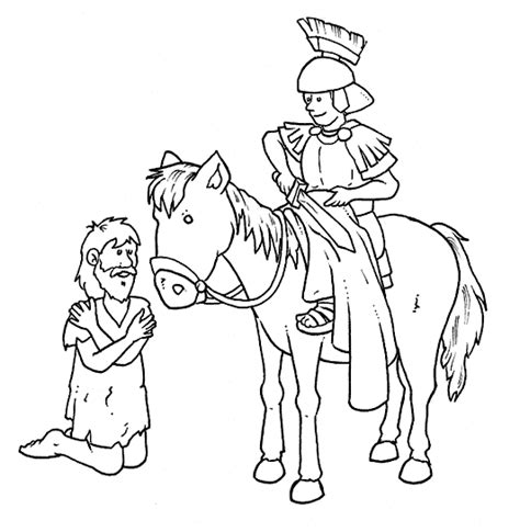 Saint martin of tours catholic coloring page feast day martinmas is november 11th st ausmalbilder fur kinder malvorlagen und malbuch ausmalbilder hansel und gretel ausmalbilder zum ausdrucken. St-Martin-06.jpg (532×545) | St martin ausmalbild ...