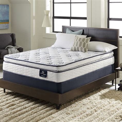 Promotes proper back support and undisturbed sleep by combining serta's continuous coil technology with advanced truesense® coil design. Serta Perfect Sleeper 13.75-inch Kleinmon II Pillow Top ...