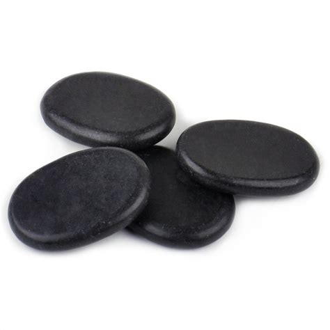 New 12pcs 3x4cm Black Basalt Hot Stone Massage Toe Spa Stone Foot Basalt Rocks Ebay