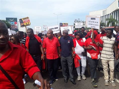 Demo Hits Accra Over Closure Of Radio Stations The Ghana Report
