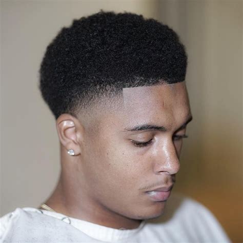 Black Man Fade Haircut Wavy Haircut