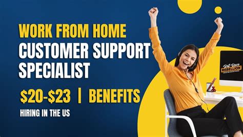 Work From Home Customer Support Specialist 20 23hr