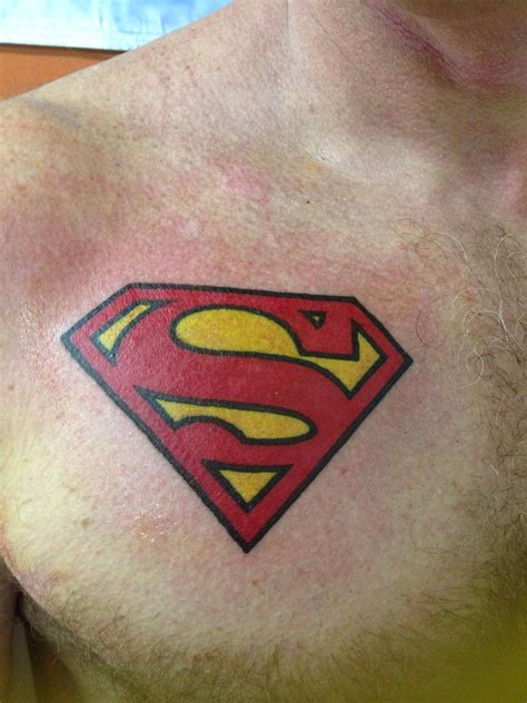 New Superman Tattoo By Dusty Miller Superman Tattoos Super Hero