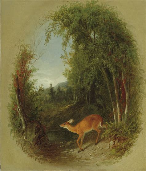 William Holbrook Beard 1823 1900 Deer In A Landscape Christies