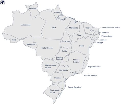 Blank Map Of Brazil Blank World Map