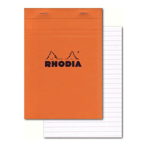 Buy Rhodia Classic Orange Notepad 6x825 Lined