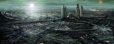 Metropolis Of Tomorrow — Krypton Concept Art For Superman Returns Mark