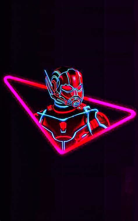 Neon Superhero Wallpaper For Android Marvel Magníficos Superhéroes