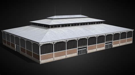 Troyes Market Hall France Download Free 3d Model By Lost Gecko