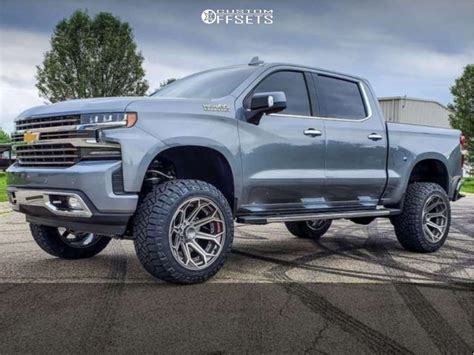 2020 Chevrolet Silverado 1500 With 22x12 Gunmetal 4play 4p80 Wheels 35