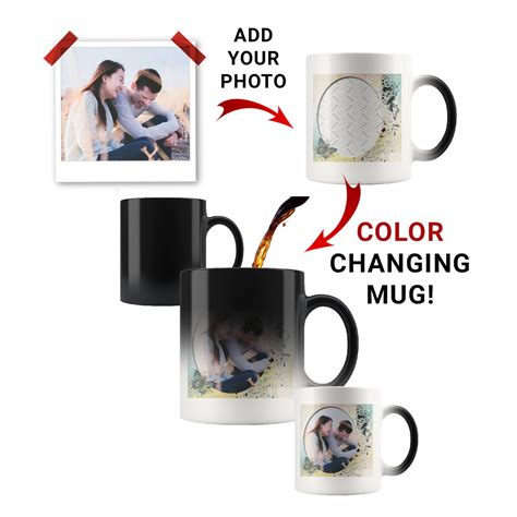 Custom Color Changing Mug With Picture Magic Heat Change Mug Etsy