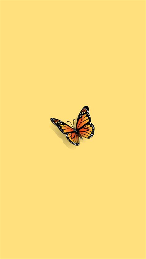 675x1200 wallpaper aesthetic background best of background e wallpaper freetoedit background yellow aesthetic bg flower gate. Butterfly Aesthetics Wallpapers - Wallpaper Cave