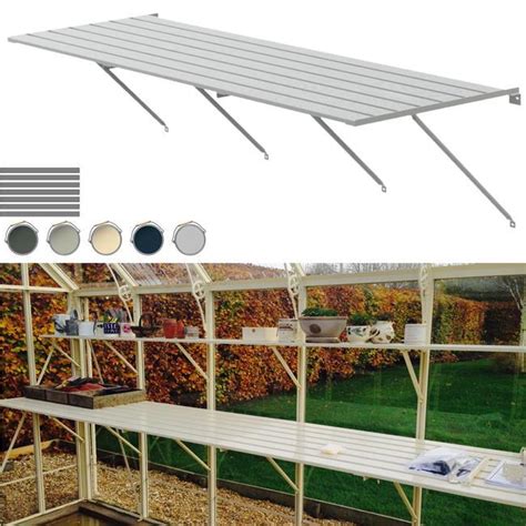 Robinsons Greenhouse Staging 25 7 Slat Wide X 12ft Long Powder