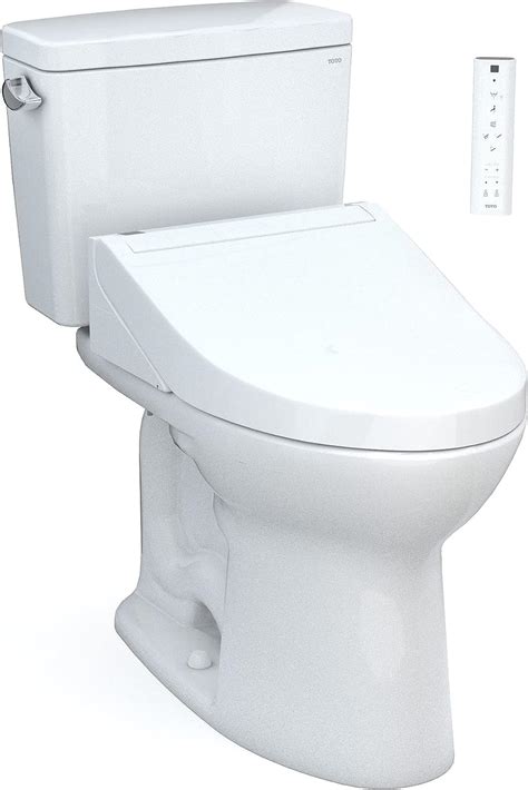 Toto Drake Washlet Two Piece Elongated 128 Gpf Tornado Flush Toilet