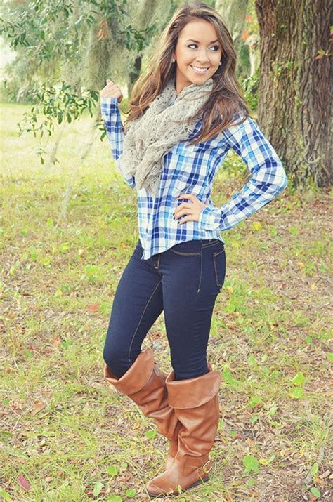Ways To Wear Flanel For Women 18 Cute Country Outfits Country