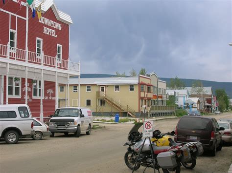 The Downtown Hotel In Dawson City Yukon A Must Stop North American