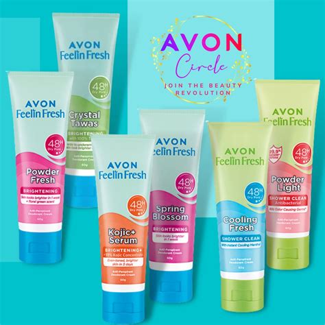 Avon Feelin Fresh Quelch Anti Perspirant Deodorant Cream 60g Shopee