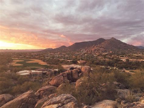 Scottsdale Arizona Desert Landscapeusa Stock Image Image Of