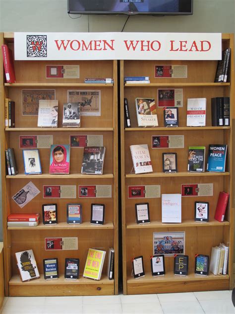 Womens History Month Book Display 2015 Library Book Displays Book