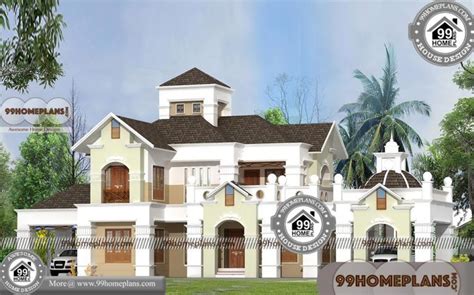 Indian Bungalows Design With Two Floor Luxurious Modular Plan And Models
