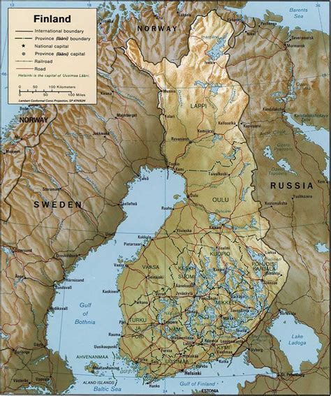 Map Of Finland