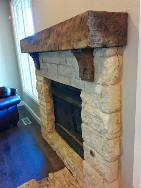 110% low price & free shipping. New beam made to look old. Yellowed stone faux painted to ...