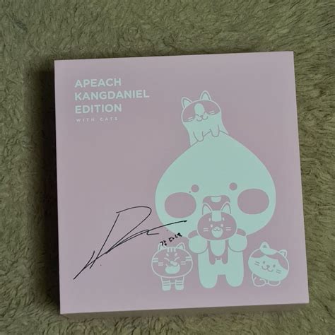 Kakao Friends Official Apeach Kang Daniel Edition Collectible Figurine
