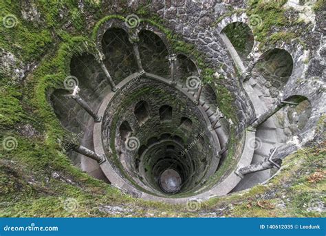 The Initiation Well Of Quinta Da Regaleira A Romantic Staircase That