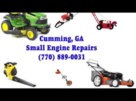 They are fast, reliable, locally owned, and cheap. Lawn Mower Repair Shop in Cumming GA - YouTube