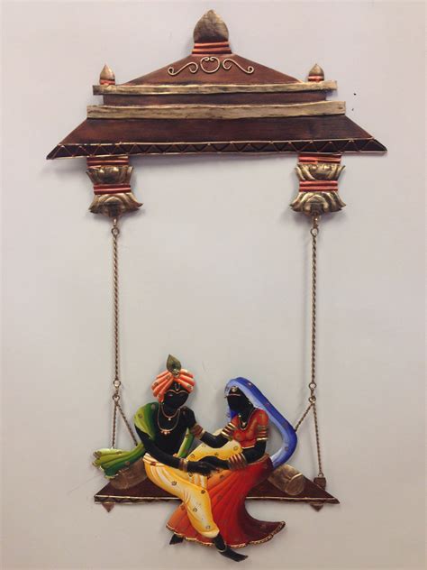 Varrmas are well experienced decorators of modular. Radha Krishna wall Hanging | Clay wall art, Clay wall ...