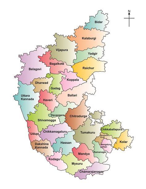 Karnataka Map Map Of Karnataka State India Bengaluru Map India Porn Sex Picture