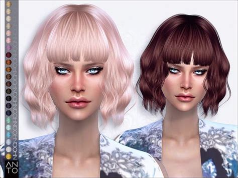 Wavy Bob With Fringe Found In Tsr Category Sims 4 Female Hairstyles
