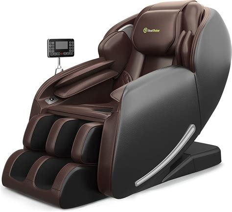 Real Relax Massage Chair Full Body Zero Gravity Sl Track Shiatsu Massage Recliner