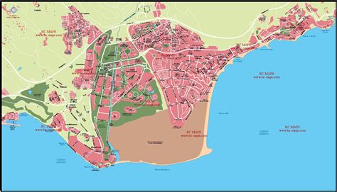 Maspalomas Mapa Vectorial Illustrator Eps Formato Editable Bc Maps