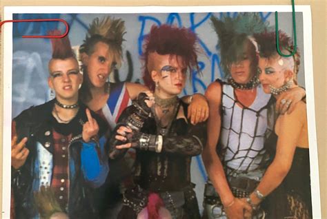 Vintage Poster British Punk Band Uk 1980s Music Metal Rock Etsy