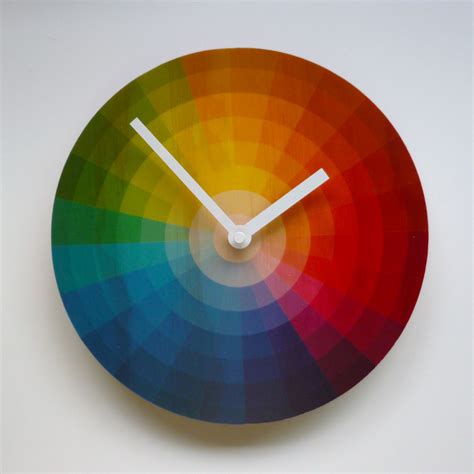 Color Wheel Designs Clock