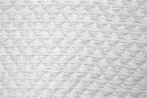 White Diamond Patterned Blanket Close Up Texture Picture Free