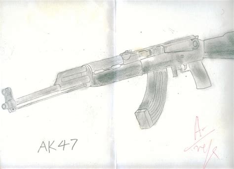 Early Ak47 Drawing By Akkala5h On Deviantart