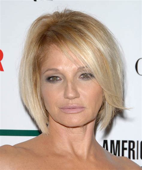 Bob hair cuts have been completely popular for the like decade. Ellen Barkin Medium Straight Hairstyle
