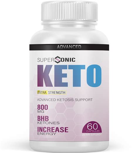Supersonic Keto Pills Fast Advanced Ketogenic Formula Bhb Ketones 60 Capsules 1 Month