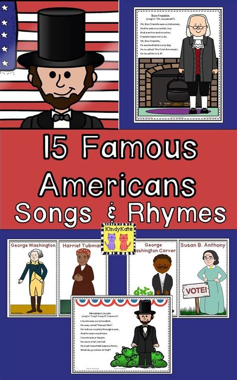 Famous Americans Songs American Songs Famous Americans Songs