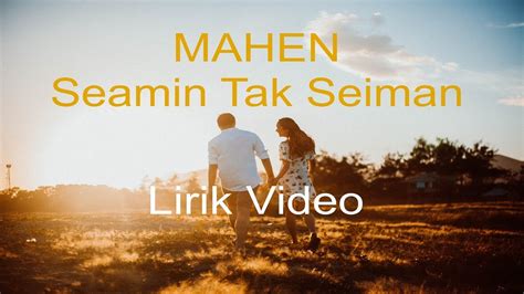 Seamin Tak Seiman Mahen Cover Dan Lirik Video YouTube