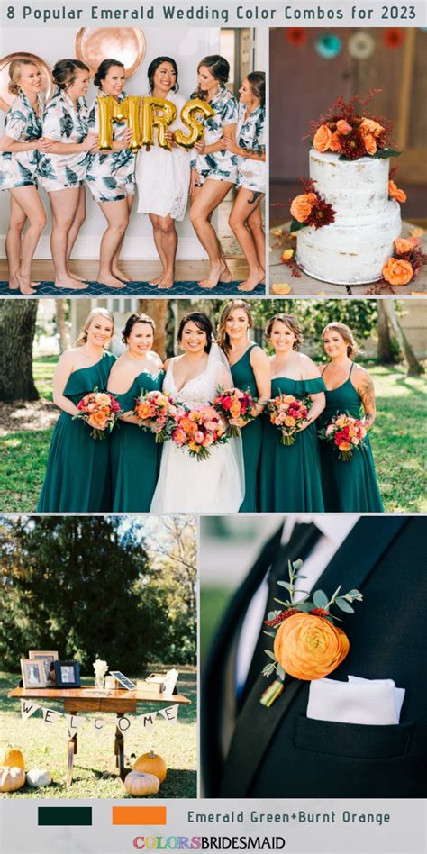 8 Popular Emerald Green Wedding Color Combos For 2023 Colorsbridesmaid