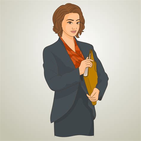 Lawyer Woman Vector Art Icons And Graphics For Free Download