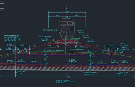 Railway Pipe Culvert 3x15m Dia Cad Files Dwg Files Plans And