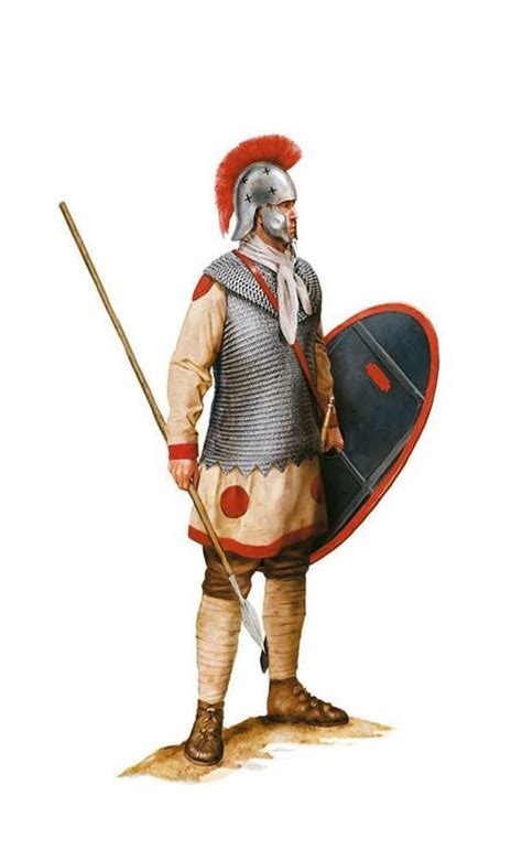 Heavy Equipped Roman Soldier Of The Auxilia Palatina Unit A Mid 4th