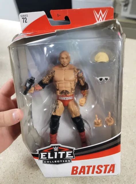 Wwe Elite Collection Batista Series 72 Figure Mattel Nib Box Damaged