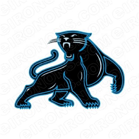 Carolina Panthers Logo Sports Nfl Football T Shirt Iron On Transfer